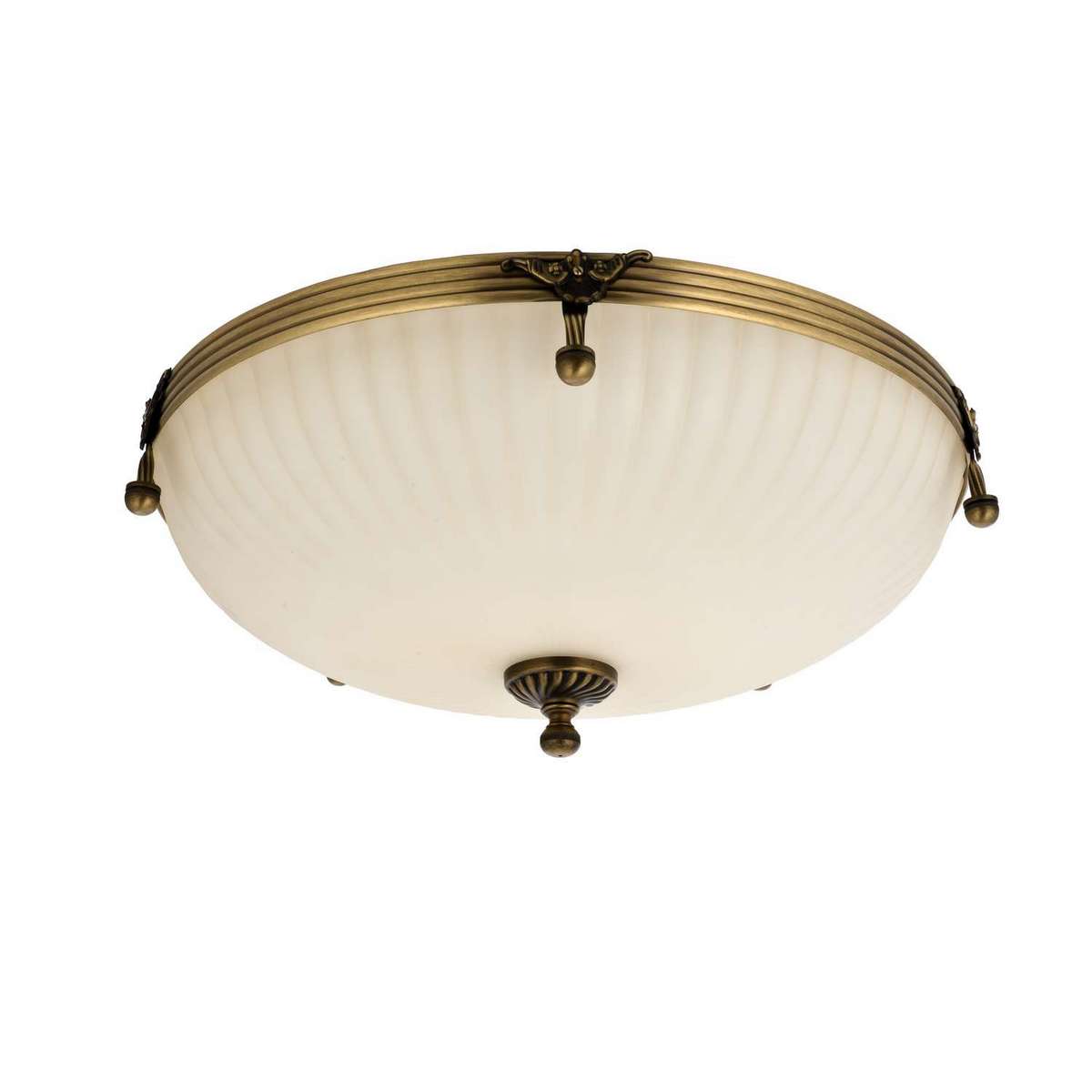 2065-AR-52-ES.jpg Eskitme Camlı Klasik Plafonyer 50 cm – 2065-AR-52-ES - Görsel 1