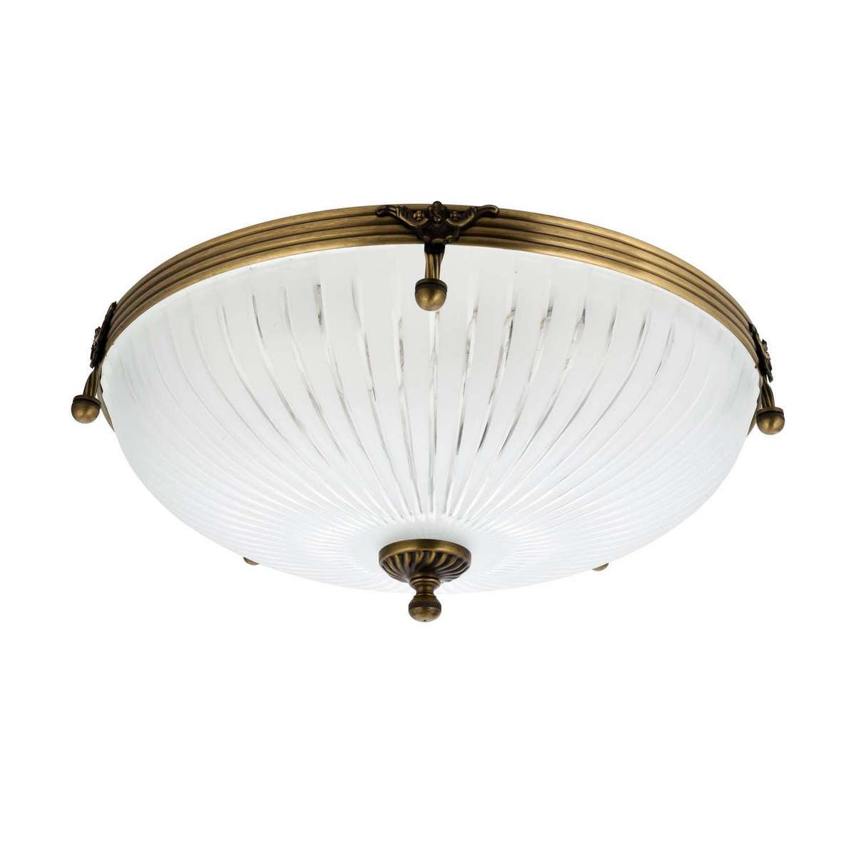 2067-AR-52-ES.jpg Eskitme Camlı Klasik Plafonyer 50 cm – 2067-AR-52-ES - Görsel 1