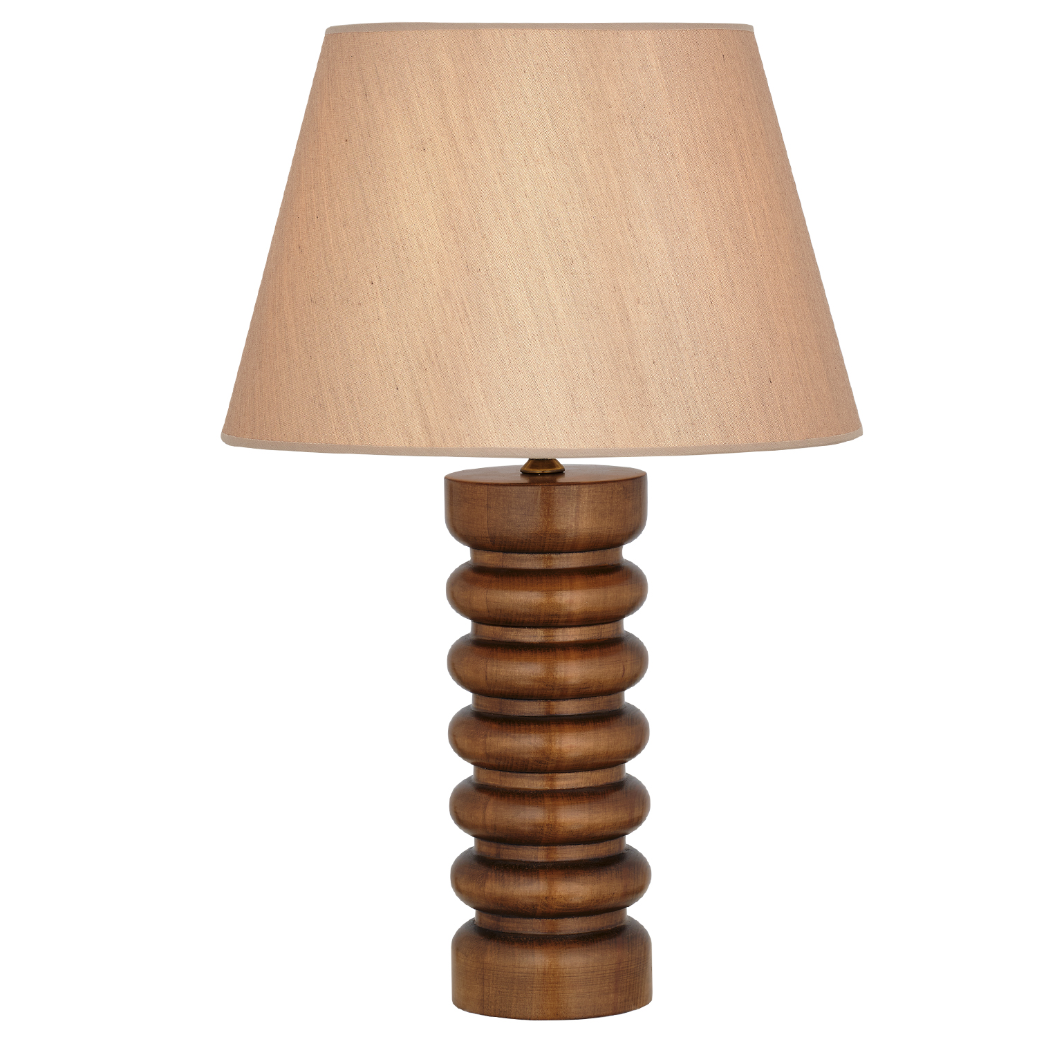 2157-ML-1.jpg Kahve Abajurlu Modern Masa Lambası 35 cm – 2157-ML-1 - Görsel 1